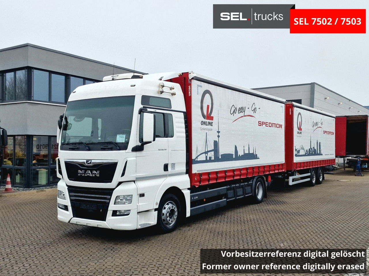 MAN TGX 18.470 4X2 LL/Intarder/Aluklap./Durchlade/6D - Caminhão com lona: foto 1 MAN TGX 18.470 4X2 LL/Intarder/Aluklap./Durchlade/6D - Caminhão com lona: foto 1
