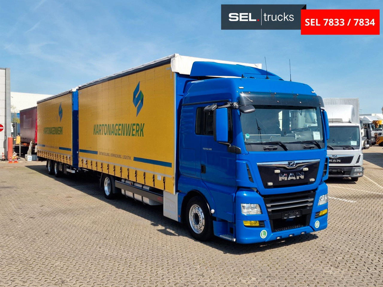 MAN TGX 18.500 4X2 LL-U / Intarder/Durchlade/Hubdach - Caminhão com lona: foto 3 MAN TGX 18.500 4X2 LL-U / Intarder/Durchlade/Hubdach - Caminhão com lona: foto 3