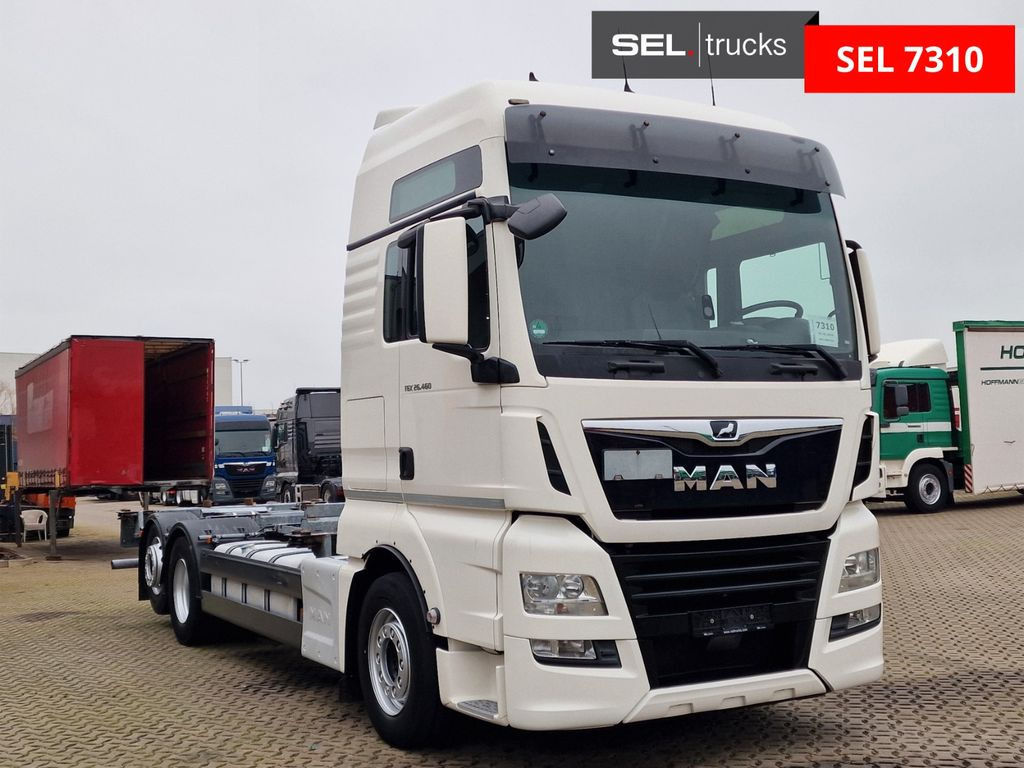 MAN TGX 26.460 6x2-2 LL / ZF Intarder / Standklima - Caminhão transportador de contêineres/ Caixa móvel: foto 3 MAN TGX 26.460 6x2-2 LL / ZF Intarder / Standklima - Caminhão transportador de contêineres/ Caixa móvel: foto 3
