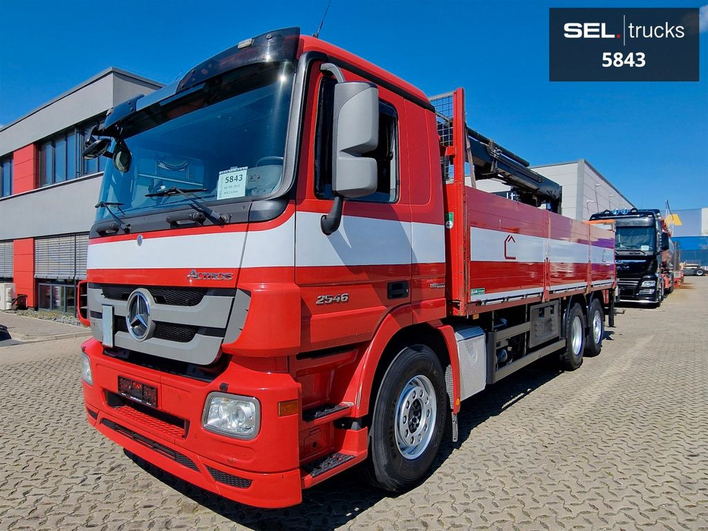 Mercedes-Benz Actros 2546 / HIAB 166K / ADC 4,1t / Lenkachse Mercedes-Benz Actros 2546 / HIAB 166K / ADC 4,1t / Lenkachse - Caminhão grua, Camião de caixa aberta/ Plataforma: foto 1 Mercedes-Benz Actros 2546 / HIAB 166K / ADC 4,1t / Lenkachse Mercedes-Benz Actros 2546 / HIAB 166K / ADC 4,1t / Lenkachse - Caminhão grua, Camião de caixa aberta/ Plataforma: foto 1