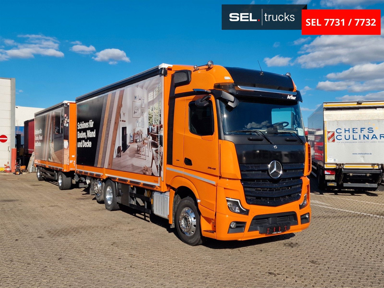 Mercedes-Benz Actros 2548 / Retarder / Aluklappen / 6E - Caminhão com lona: foto 3 Mercedes-Benz Actros 2548 / Retarder / Aluklappen / 6E - Caminhão com lona: foto 3