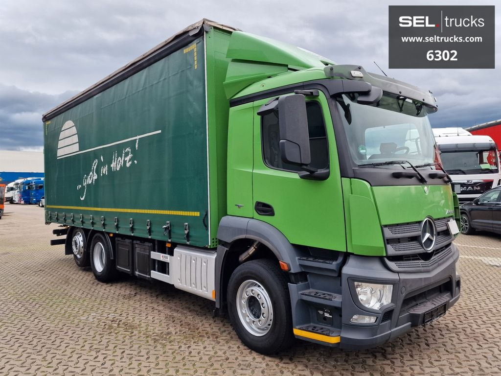 Mercedes-Benz Antos 2536 L / LENKACHSE / STERZANTE - Caminhão com lona: foto 3 Mercedes-Benz Antos 2536 L / LENKACHSE / STERZANTE - Caminhão com lona: foto 3