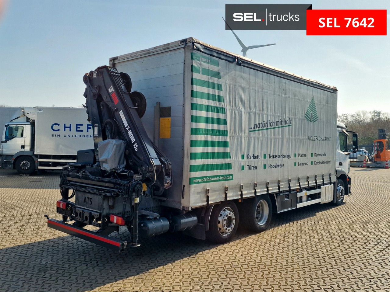 Caminhão grua Mercedes-Benz Antos 2540 / Fernbedienung / Lenkachse: foto 6