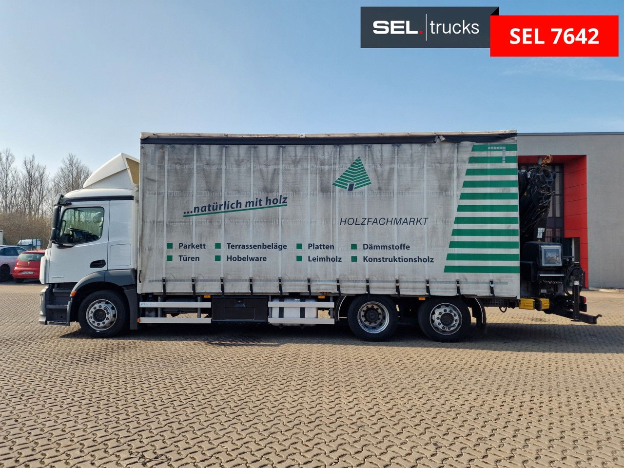 Caminhão grua Mercedes-Benz Antos 2540 / Fernbedienung / Lenkachse: foto 8