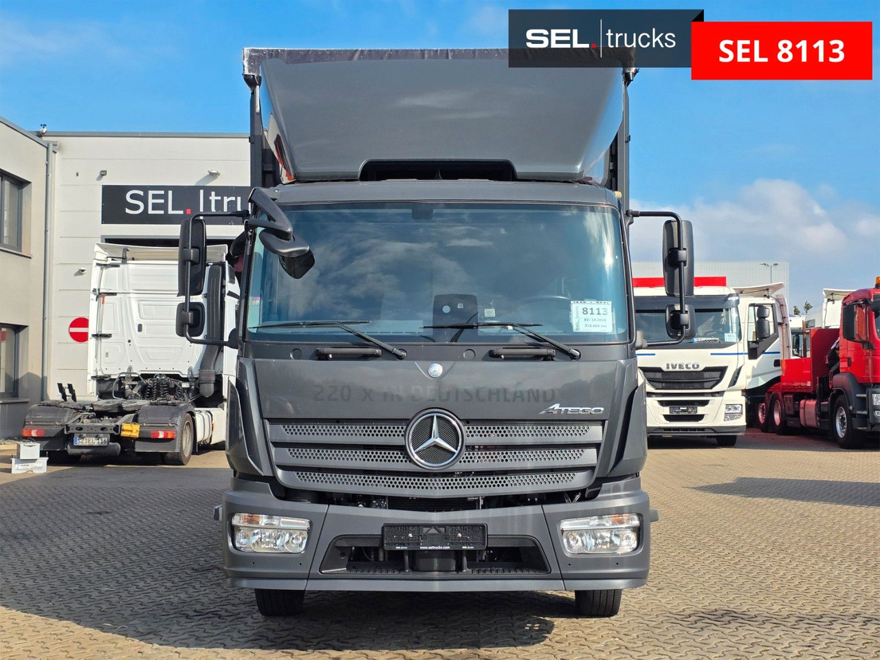 Mercedes-Benz Atego 1221 / Ladebordwand / Rückfahrkamera - Caminhão com lona: foto 2 Mercedes-Benz Atego 1221 / Ladebordwand / Rückfahrkamera - Caminhão com lona: foto 2
