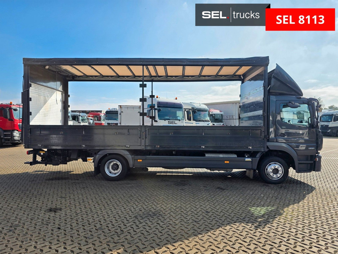 Mercedes-Benz Atego 1221 / Ladebordwand / Rückfahrkamera - Caminhão com lona: foto 4 Mercedes-Benz Atego 1221 / Ladebordwand / Rückfahrkamera - Caminhão com lona: foto 4