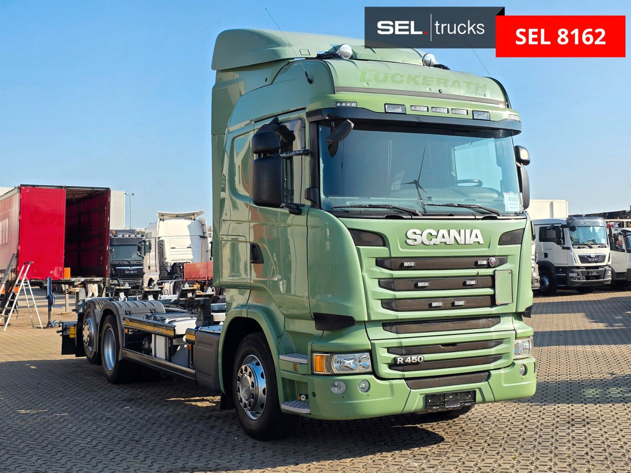 Scania R 450 LB6X2MNB / Retarder / STandklima - Caminhão transportador de contêineres/ Caixa móvel: foto 3 Scania R 450 LB6X2MNB / Retarder / STandklima - Caminhão transportador de contêineres/ Caixa móvel: foto 3
