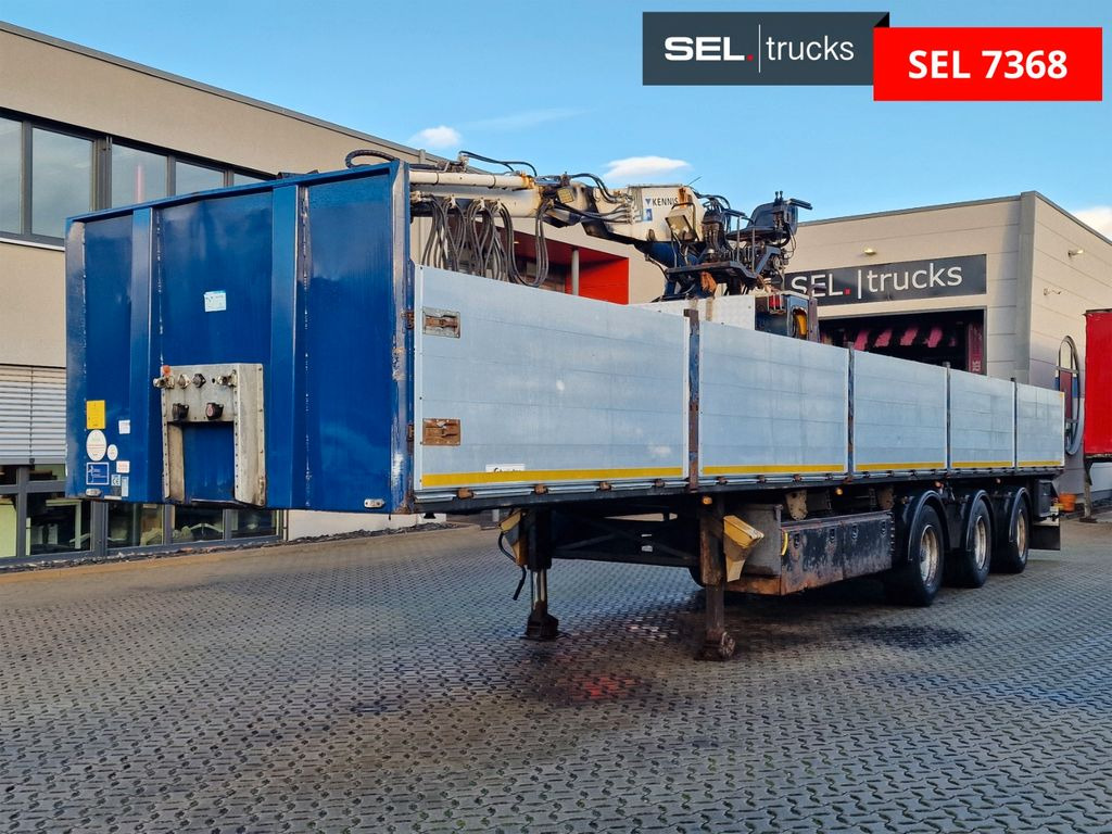 Schröder S11/24-P2-13,55 / Kran / Lenkachse - Semi-reboque plataforma/ Caixa aberta: foto 2 Schröder S11/24-P2-13,55 / Kran / Lenkachse - Semi-reboque plataforma/ Caixa aberta: foto 2