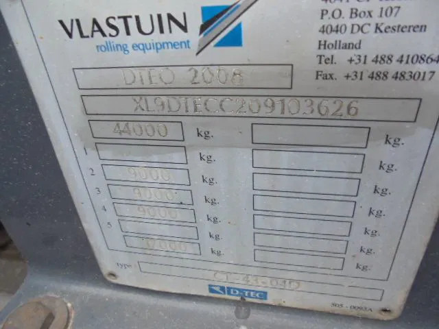 Semireboque transportador de contêineres/ Caixa móvel D-Tec CT-53-04D: foto 13