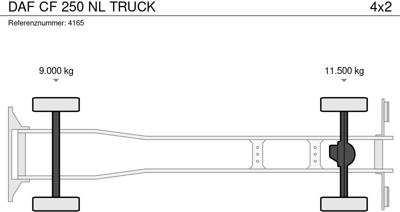 Caminhão chassi DAF CF 250 NL TRUCK: foto 19