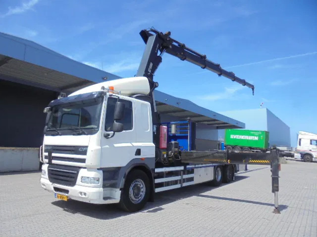 DAF CF 85 360 6X2 HIAB 477/5 NL TRUCK - Camião de caixa aberta/ Plataforma, Caminhão grua: foto 1 DAF CF 85 360 6X2 HIAB 477/5 NL TRUCK - Camião de caixa aberta/ Plataforma, Caminhão grua: foto 1