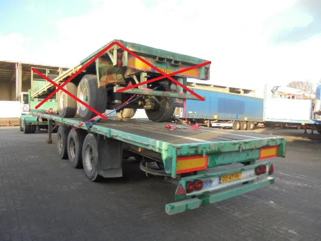 Groenewegen DROS-10-24 BPW DRUM BRAKE - Semi-reboque plataforma/ Caixa aberta: foto 5 Groenewegen DROS-10-24 BPW DRUM BRAKE - Semi-reboque plataforma/ Caixa aberta: foto 5