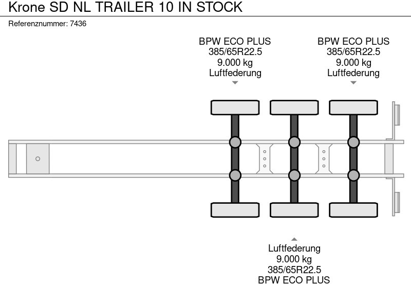Locação de Krone SD NL TRAILER 10 IN STOCK Krone SD NL TRAILER 10 IN STOCK: foto 16