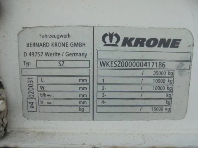 Locação de Krone SZ Krone SZ: foto 13
