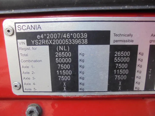 Caminhão furgão Scania R400 6X2 RETARDER BDF: foto 15