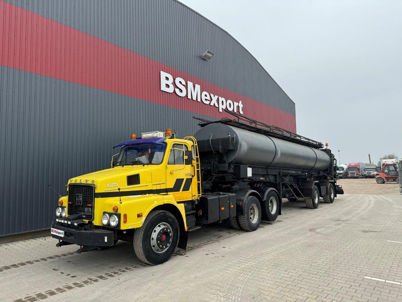 Volvo N12 + bitum spreader semitrailer - Caminhão tanque: foto 1 Volvo N12 + bitum spreader semitrailer - Caminhão tanque: foto 1