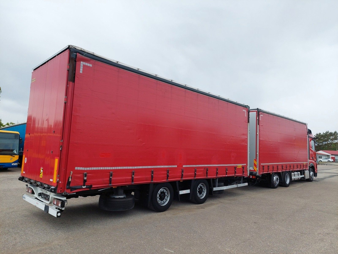 Mercedes-Benz Actros 2545 L/NR 6x2 + Wielton PC2K Durchbar - Caminhão com lona: foto 4 Mercedes-Benz Actros 2545 L/NR 6x2 + Wielton PC2K Durchbar - Caminhão com lona: foto 4