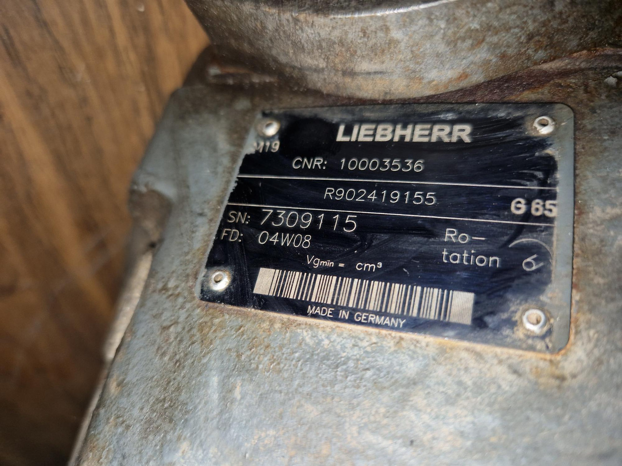 BOMBA DE VENTILADOR LIEBHERR R934B - Bomba hidráulica de Máquina de construção: foto 3 BOMBA DE VENTILADOR LIEBHERR R934B - Bomba hidráulica de Máquina de construção: foto 3