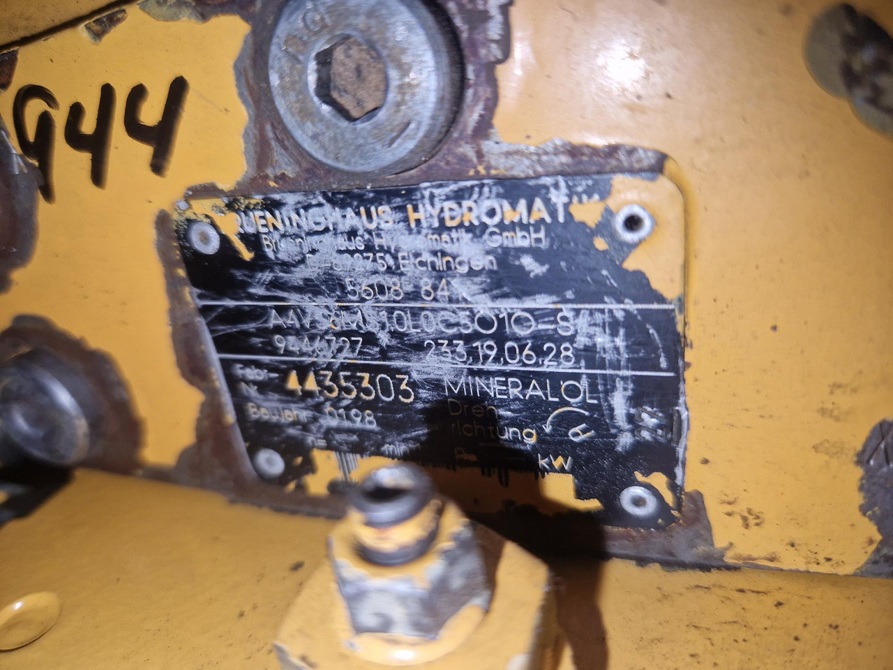 BRUENINGHAUS HYDROMATIC A4VG  - Bomba hidráulica de Máquina de construção: foto 2 BRUENINGHAUS HYDROMATIC A4VG  - Bomba hidráulica de Máquina de construção: foto 2
