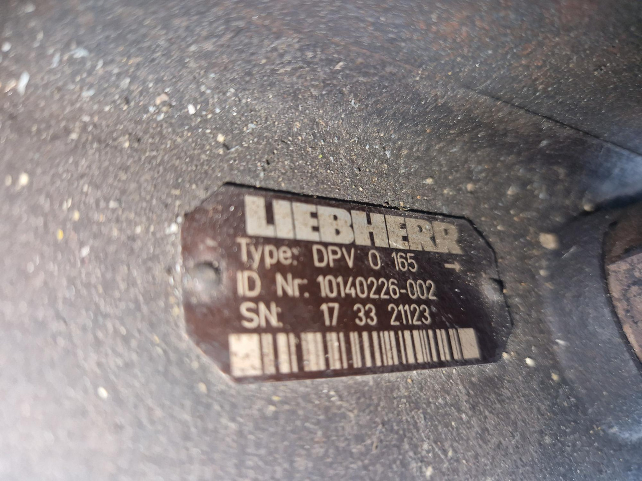 Liebherr DPV 0 165 - Bomba hidráulica de Máquina de construção: foto 2 Liebherr DPV 0 165 - Bomba hidráulica de Máquina de construção: foto 2