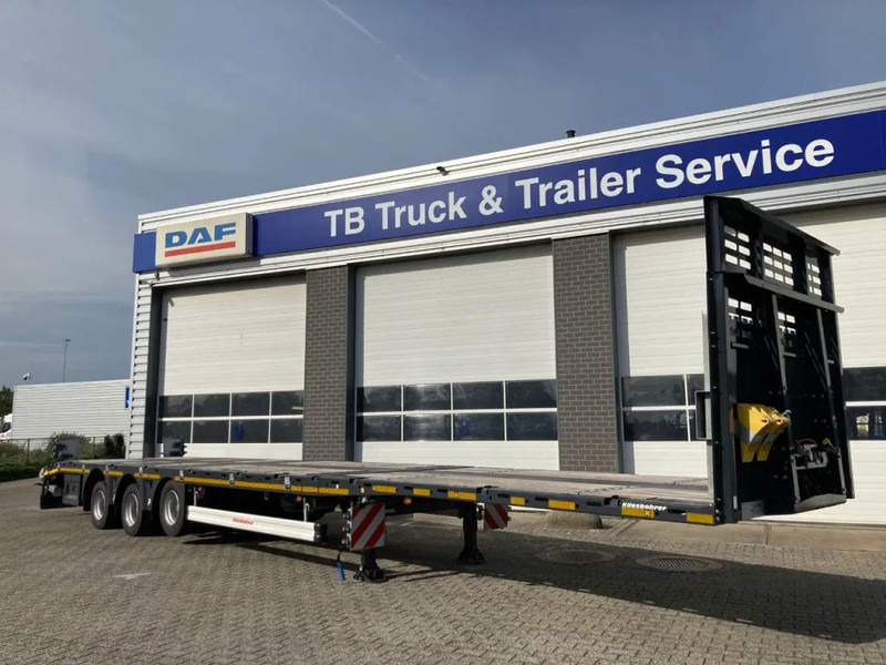 Kässbohrer SPA M3 / 1N - 18 / 27 Heavy Duty uitschuifbare vlakke mega trailer met liftas, rongen en oprijplaten - Semireboque furgão: foto 3 Kässbohrer SPA M3 / 1N - 18 / 27 Heavy Duty uitschuifbare vlakke mega trailer met liftas, rongen en oprijplaten - Semireboque furgão: foto 3