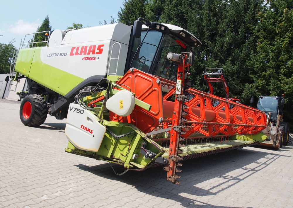 Kombajn zbożawy Claas Lexon 570 Kombajn zbożowy CLAAS LEXION 570+ heder VARIO 7,5m - Ceifeira debulhadora: foto 3 Kombajn zbożawy Claas Lexon 570 Kombajn zbożowy CLAAS LEXION 570+ heder VARIO 7,5m - Ceifeira debulhadora: foto 3