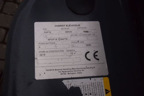 Wózek widłowy Toyota 8FGF15 2018 TRIPLEX system SAS (blokowanie tylnej osi) - Empilhadeira a gás: foto 5 Wózek widłowy Toyota 8FGF15 2018 TRIPLEX system SAS (blokowanie tylnej osi) - Empilhadeira a gás: foto 5