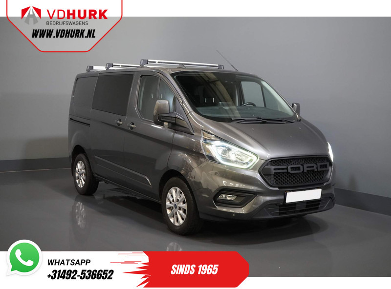 Ford Transit Custom 2.0 TDCI 130 pk Aut. DC Dubbel Cabine Limited 2x Schuifdeur/ CarPlay/ Stoelverw./ Cruise/ LMV/ Navi/ Cruise/ PDC - Furgão compacto: foto 1 Ford Transit Custom 2.0 TDCI 130 pk Aut. DC Dubbel Cabine Limited 2x Schuifdeur/ CarPlay/ Stoelverw./ Cruise/ LMV/ Navi/ Cruise/ PDC - Furgão compacto: foto 1