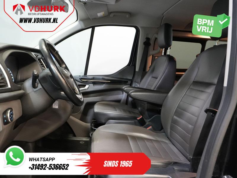 Furgão compacto, Carrinha cabine dupla Ford Transit Custom 2.0 TDCI 170 pk Aut. L2 Limited DC Dubbel Cabine EXPORT ONLY Riem V.V/ Adapt.Cruise/ Bi-Xenon/ Leder/ 2xSchuifdeur/ Elek.Stoel/: foto 12