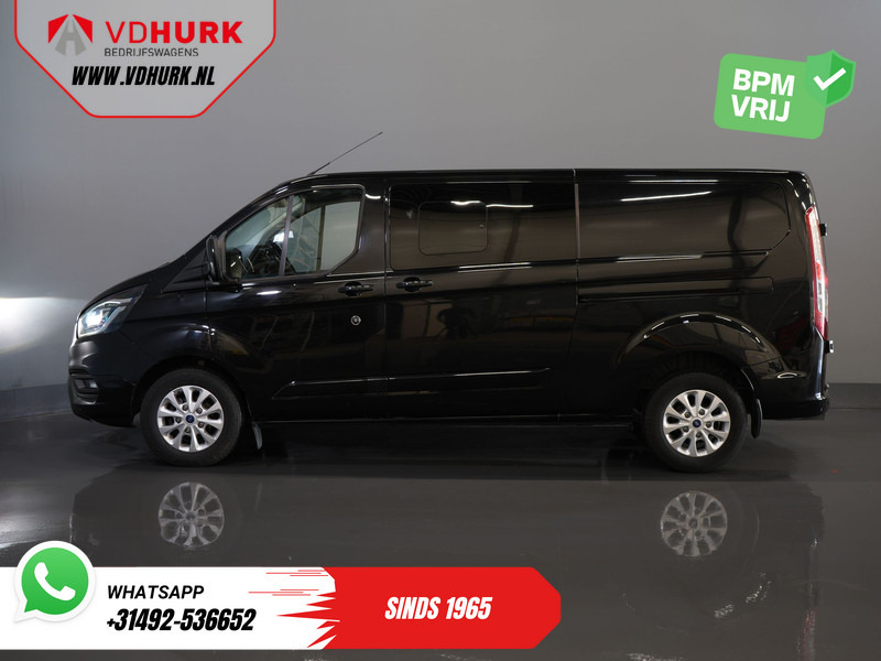 Furgão compacto, Carrinha cabine dupla Ford Transit Custom 2.0 TDCI 170 pk Aut. L2 Limited DC Dubbel Cabine EXPORT ONLY Riem V.V/ Adapt.Cruise/ Bi-Xenon/ Leder/ 2xSchuifdeur/ Elek.Stoel/: foto 10