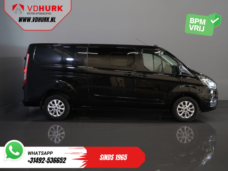 Furgão compacto, Carrinha cabine dupla Ford Transit Custom 2.0 TDCI 170 pk Aut. L2 Limited DC Dubbel Cabine EXPORT ONLY Riem V.V/ Adapt.Cruise/ Bi-Xenon/ Leder/ 2xSchuifdeur/ Elek.Stoel/: foto 11