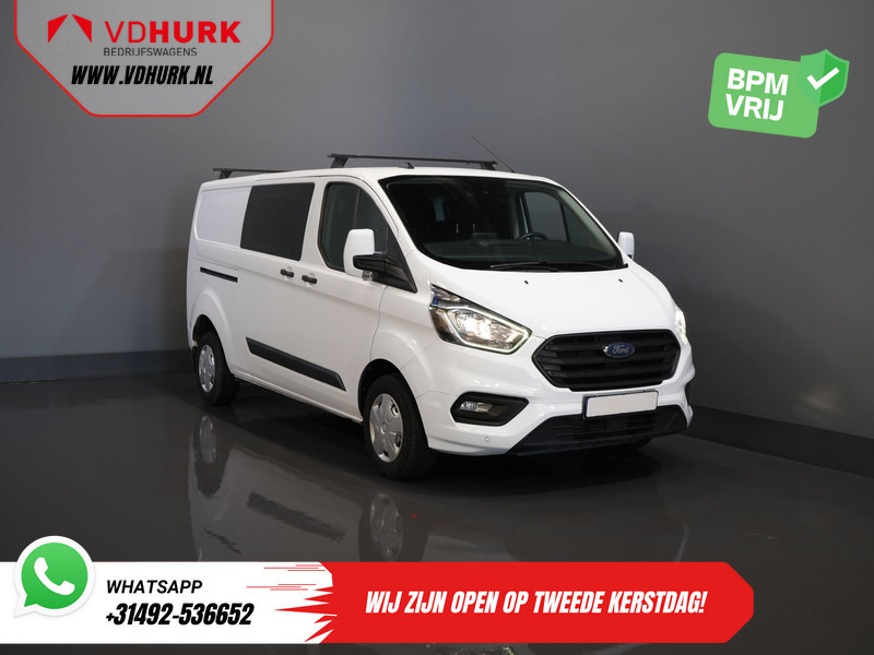 Ford Transit Custom 2.0 TDCI L2 Trend DC Dubbel Cabine BPM VRIJ! Stoelverw./ Carplay/ 2.7t Trekverm./ Navi/ PDC/ Cruise - Furgão compacto, Carrinha cabine dupla: foto 1 Ford Transit Custom 2.0 TDCI L2 Trend DC Dubbel Cabine BPM VRIJ! Stoelverw./ Carplay/ 2.7t Trekverm./ Navi/ PDC/ Cruise - Furgão compacto, Carrinha cabine dupla: foto 1