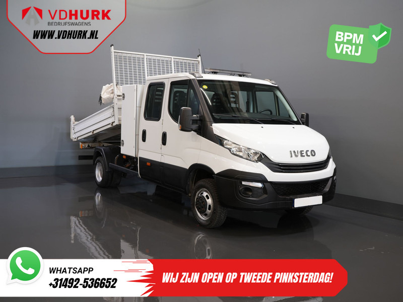 Iveco Daily 35C14D 2.3 140 pk Aut. ZF DC Dubbel Cabine 6 Pers./ Kipper/ Pick Up/ Open Laadbak/ 3.5t Trekverm./ Dubbel Lucht/ Gev.Stoel/ Clim - Furgão caixa aberta, Carrinha cabine dupla: foto 1 Iveco Daily 35C14D 2.3 140 pk Aut. ZF DC Dubbel Cabine 6 Pers./ Kipper/ Pick Up/ Open Laadbak/ 3.5t Trekverm./ Dubbel Lucht/ Gev.Stoel/ Clim - Furgão caixa aberta, Carrinha cabine dupla: foto 1