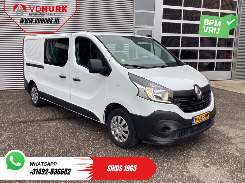 Renault Trafic 1.6 dCi 125 pk E6 L2 DC Dubbel Cabine BPM VRIJ NL Auto/ Camera/ Cruise/ Navi/ Airco/ Trekhaak - Furgão compacto, Carrinha cabine dupla: foto 1 Renault Trafic 1.6 dCi 125 pk E6 L2 DC Dubbel Cabine BPM VRIJ NL Auto/ Camera/ Cruise/ Navi/ Airco/ Trekhaak - Furgão compacto, Carrinha cabine dupla: foto 1