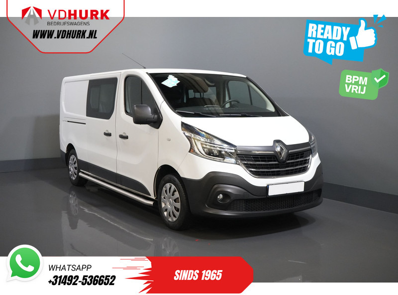 Renault Trafic 2.0 dCi 120 pk L2 DC Dubbel Cabine BPM VRIJ! Ready2Go LED/ 2x schuifdeur/ Sidebars/ Carplay/ Climate/ Camera/ PDC/ Cruise/ Trekh - Furgão compacto, Carrinha cabine dupla: foto 1 Renault Trafic 2.0 dCi 120 pk L2 DC Dubbel Cabine BPM VRIJ! Ready2Go LED/ 2x schuifdeur/ Sidebars/ Carplay/ Climate/ Camera/ PDC/ Cruise/ Trekh - Furgão compacto, Carrinha cabine dupla: foto 1
