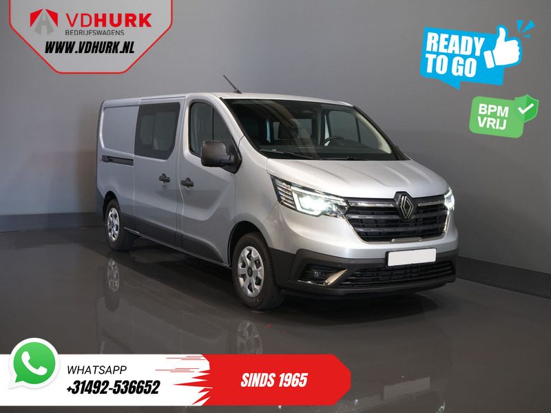Renault Trafic 2.0 dCi 130 pk L2 BPM VRIJ! DC Dubbel Cabine LED/ 2xSchuifdeur/ Navi/ Carplay/ Camera/ PDC/ Cruise - Furgão compacto, Carrinha cabine dupla: foto 1 Renault Trafic 2.0 dCi 130 pk L2 BPM VRIJ! DC Dubbel Cabine LED/ 2xSchuifdeur/ Navi/ Carplay/ Camera/ PDC/ Cruise - Furgão compacto, Carrinha cabine dupla: foto 1
