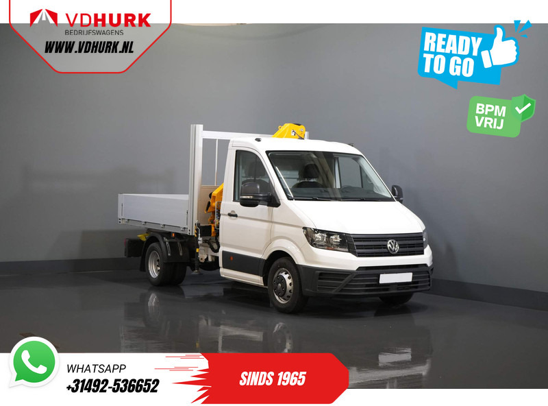 Veículo comercial Volkswagen Crafter 50 165 pk Effer 352S Kraan/ Crane/ Kran/ Autokran/ PTO/ Open laadbak/ Dubbel Lucht: foto 8