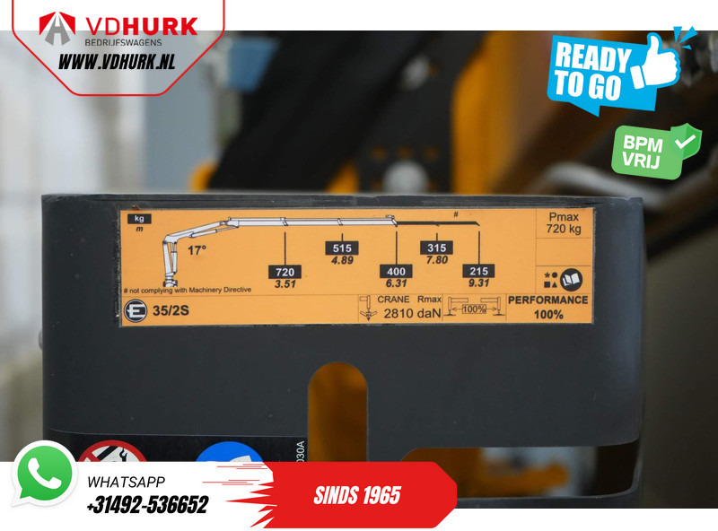 Veículo comercial Volkswagen Crafter 50 165 pk Effer 352S Kraan/ Crane/ Kran/ Autokran/ PTO/ Open laadbak/ Dubbel Lucht: foto 14