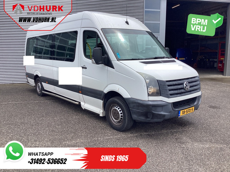 Volkswagen Crafter 35 2.0 TDI L3H2 EXPORT ONLY! €9.559 incl BTW/BPM Rolstoellift/ 9 Pers/ 9P/ Sidebars/ Rearbar/ Airco - Micro-ônibus, Furgão de passageiros: foto 1 Volkswagen Crafter 35 2.0 TDI L3H2 EXPORT ONLY! €9.559 incl BTW/BPM Rolstoellift/ 9 Pers/ 9P/ Sidebars/ Rearbar/ Airco - Micro-ônibus, Furgão de passageiros: foto 1