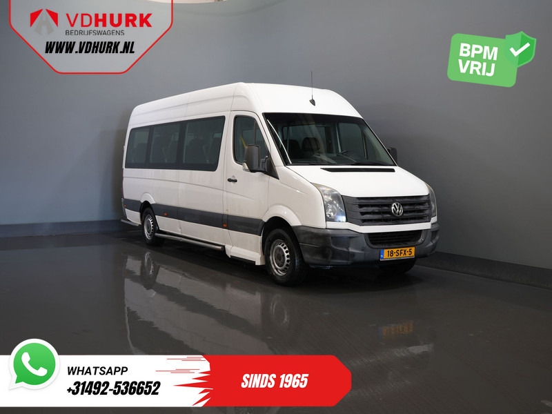 Volkswagen Crafter 35 2.0 TDI L3H2 EXPORT ONLY! €9.559 incl BTW/BPM Rolstoellift/ 9 Pers/ 9P/ Sidebars/ Rearbar/ Airco - Micro-ônibus, Furgão de passageiros: foto 1 Volkswagen Crafter 35 2.0 TDI L3H2 EXPORT ONLY! €9.559 incl BTW/BPM Rolstoellift/ 9 Pers/ 9P/ Sidebars/ Rearbar/ Airco - Micro-ônibus, Furgão de passageiros: foto 1