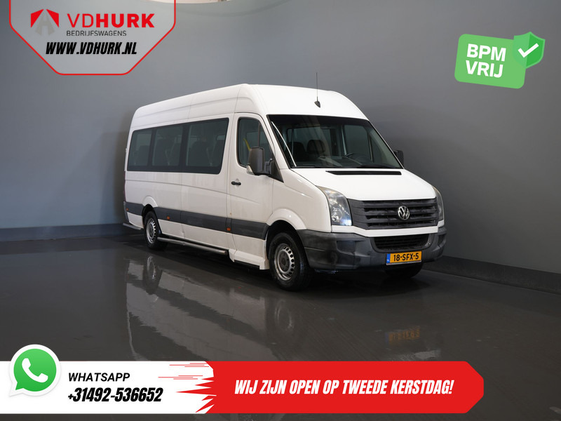 Volkswagen Crafter 35 2.0 TDI L3H2 EXPORT ONLY! €9.559 incl BTW/BPM Rolstoellift/ 9 Pers/ 9P/ Sidebars/ Rearbar/ Airco - Micro-ônibus, Furgão de passageiros: foto 1 Volkswagen Crafter 35 2.0 TDI L3H2 EXPORT ONLY! €9.559 incl BTW/BPM Rolstoellift/ 9 Pers/ 9P/ Sidebars/ Rearbar/ Airco - Micro-ônibus, Furgão de passageiros: foto 1