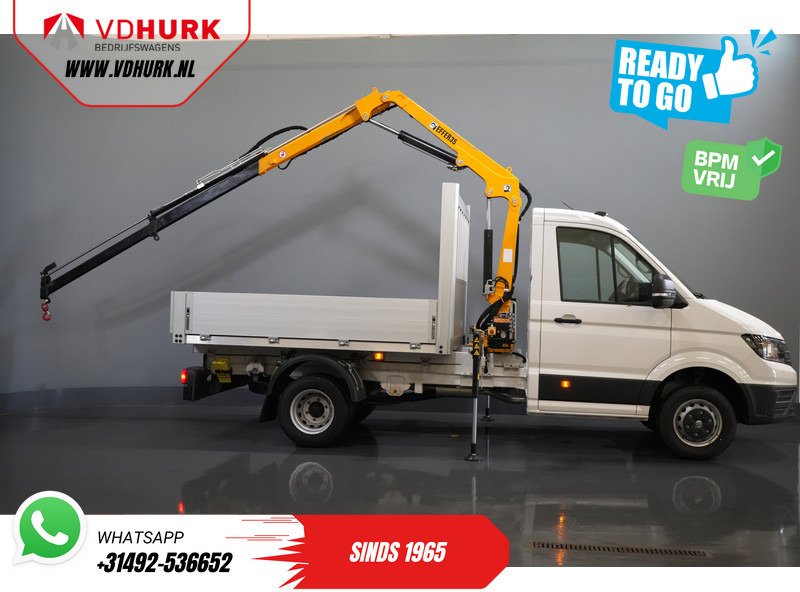 Volkswagen Crafter 50 165 pk Effer 352S Kraan/ Crane/ Kran/ Autokran/ PTO/ Open laadbak/ Dubbel Lucht - Furgão caixa aberta: foto 2 Volkswagen Crafter 50 165 pk Effer 352S Kraan/ Crane/ Kran/ Autokran/ PTO/ Open laadbak/ Dubbel Lucht - Furgão caixa aberta: foto 2
