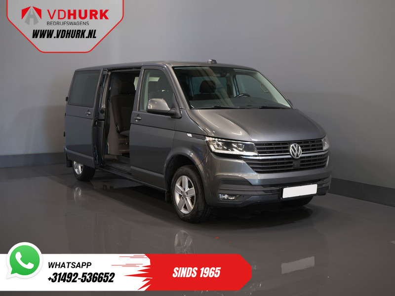 Furgão, Carrinha cabine dupla Volkswagen Transporter 2.0 TDI 150 pk DSG Aut. L2 DC Dubbel Cabine LED/ Adapt.Cruise/ Standkachel/ Stoelverw./ Carplay/ Camera/ PDC/ LMV/ Trekhaak/ Air: foto 9