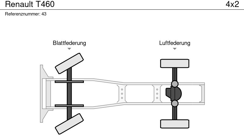 Tractor Renault T460: foto 10