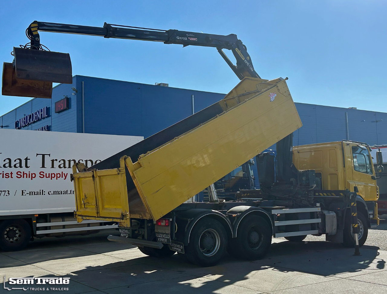 DAF CF 410 FAT 6X4 188.000 KM Palfinger 17 TON/Meter Kraan 2 Zijdige Ruizeveld K - Caminhão grua: foto 3 DAF CF 410 FAT 6X4 188.000 KM Palfinger 17 TON/Meter Kraan 2 Zijdige Ruizeveld K - Caminhão grua: foto 3