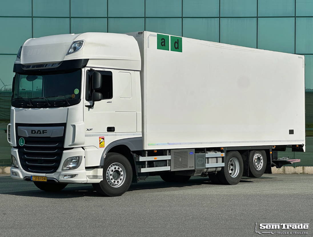DAF XF 480 FAR SSC EBO Isolated BOX Tail Lift 2X Tanks TRS Cooling Holland-Truck - Caminhão frigorífico: foto 1 DAF XF 480 FAR SSC EBO Isolated BOX Tail Lift 2X Tanks TRS Cooling Holland-Truck - Caminhão frigorífico: foto 1