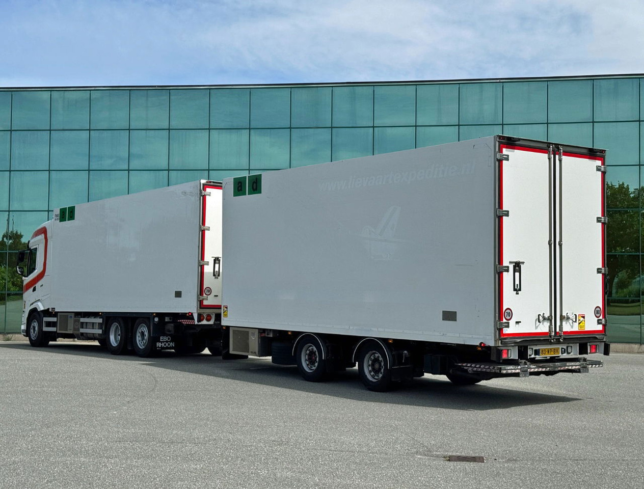 DAF XG 480 FAR Frigo Combi 50 CC 2x Lift Carrier TRS Iceland TOP Condition NL Combi - Caminhão frigorífico: foto 3 DAF XG 480 FAR Frigo Combi 50 CC 2x Lift Carrier TRS Iceland TOP Condition NL Combi - Caminhão frigorífico: foto 3
