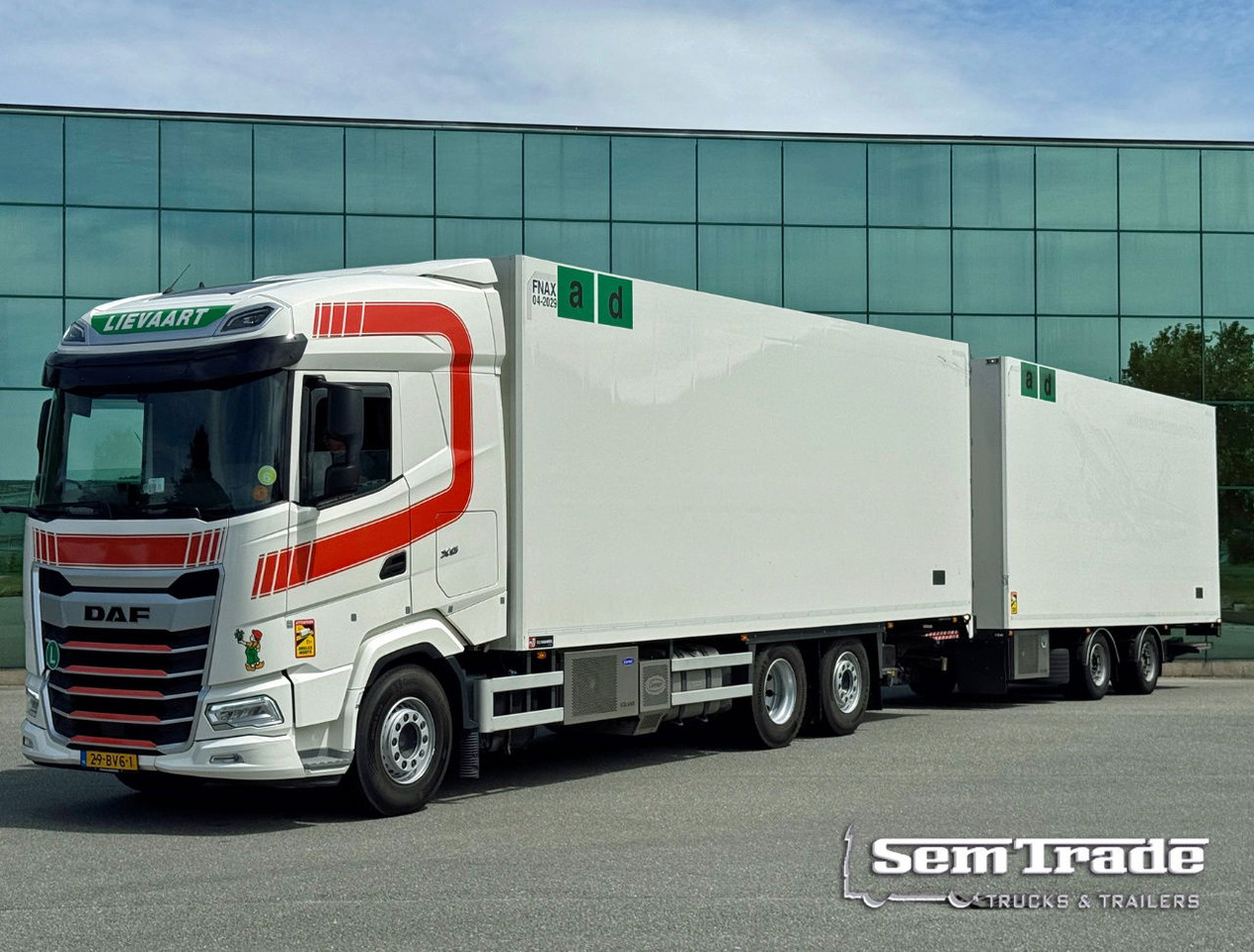 DAF XG 480 FAR Frigo Combi 50 CC 2x Lift Carrier TRS Iceland TOP Condition NL Combi - Caminhão frigorífico: foto 1 DAF XG 480 FAR Frigo Combi 50 CC 2x Lift Carrier TRS Iceland TOP Condition NL Combi - Caminhão frigorífico: foto 1