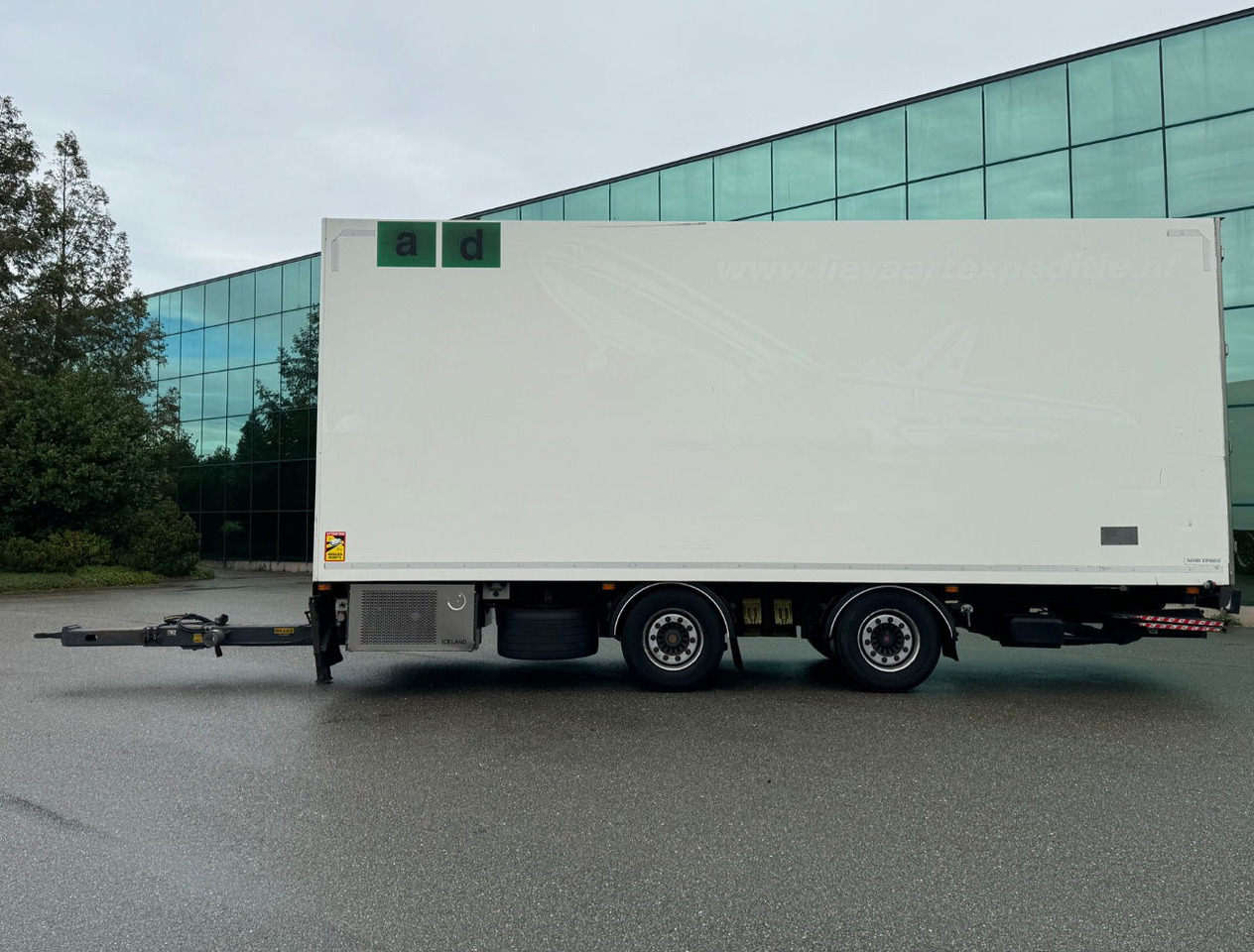 DRACO MZS 218 Wipkar 750 x 250 x 290 CM Inside Tail Lift 2021 TRS Iceland TOP Condition NL Trailertrailer - Reboque frigorífico: foto 2 DRACO MZS 218 Wipkar 750 x 250 x 290 CM Inside Tail Lift 2021 TRS Iceland TOP Condition NL Trailertrailer - Reboque frigorífico: foto 2