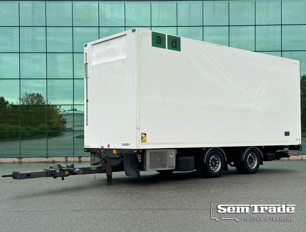 DRACO MZS 218 Wipkar 750 x 250 x 290 CM Inside Tail Lift 2021 TRS Iceland TOP Condition NL Trailertrailer - Reboque frigorífico: foto 1 DRACO MZS 218 Wipkar 750 x 250 x 290 CM Inside Tail Lift 2021 TRS Iceland TOP Condition NL Trailertrailer - Reboque frigorífico: foto 1